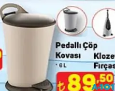 PEDALLI ÇÖP KOVASI 6 L